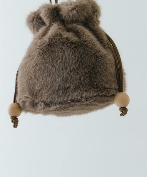 RODE SKO / ロデスコ スカート | ウッドボールキンチャクファーバッグ | 詳細22