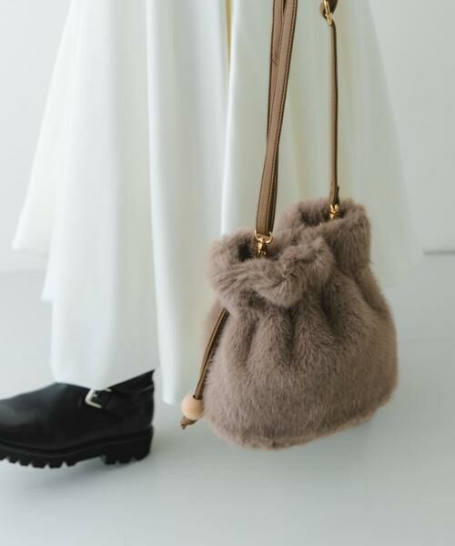 RODE SKO / ロデスコ スカート | ウッドボールキンチャクファーバッグ | 詳細23