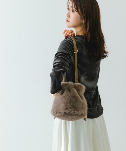 RODE SKO / ロデスコ スカート | ウッドボールキンチャクファーバッグ | 詳細27