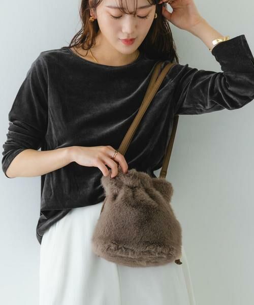 RODE SKO / ロデスコ スカート | ウッドボールキンチャクファーバッグ | 詳細28