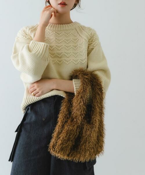 RODE SKO / ロデスコ トートバッグ | ラメシャギーショッパー | 詳細3