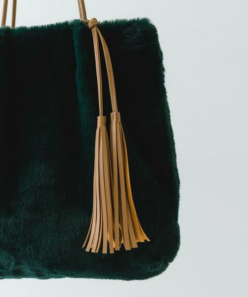 RODE SKO / ロデスコ トートバッグ | タッセル付フラッフィトートバッグ | 詳細1