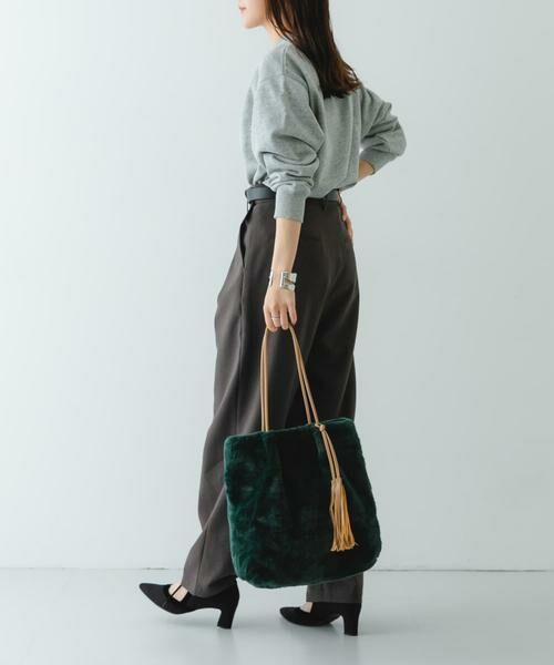 RODE SKO / ロデスコ トートバッグ | タッセル付フラッフィトートバッグ | 詳細10