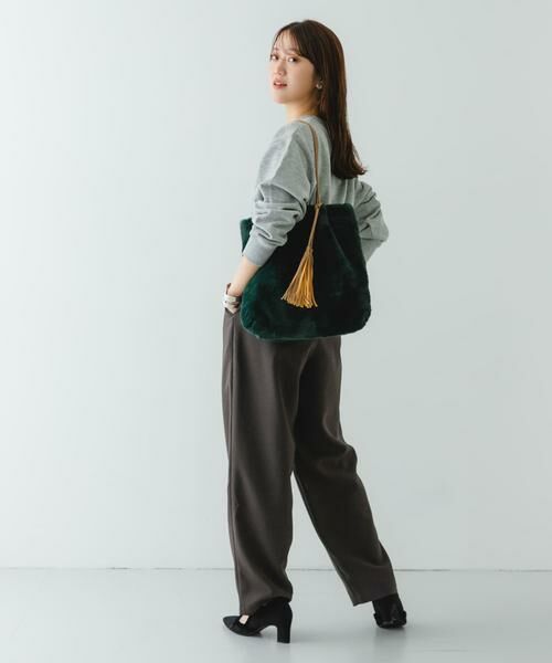 RODE SKO / ロデスコ トートバッグ | タッセル付フラッフィトートバッグ | 詳細11