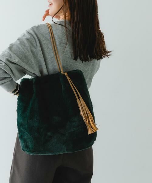 RODE SKO / ロデスコ トートバッグ | タッセル付フラッフィトートバッグ | 詳細5