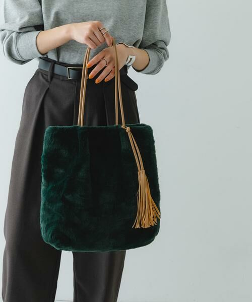 RODE SKO / ロデスコ トートバッグ | タッセル付フラッフィトートバッグ | 詳細6