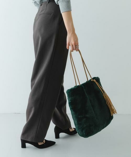 RODE SKO / ロデスコ トートバッグ | タッセル付フラッフィトートバッグ | 詳細7