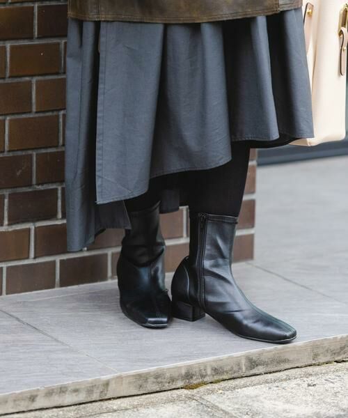 RODE SKO / ロデスコ ブーツ（ショート丈） | 『MADE IN JAPAN』3センチスクエアトゥショートブーツ | 詳細1