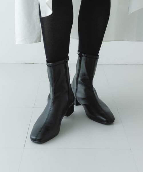 RODE SKO / ロデスコ ブーツ（ショート丈） | 『MADE IN JAPAN』3センチスクエアトゥショートブーツ | 詳細10