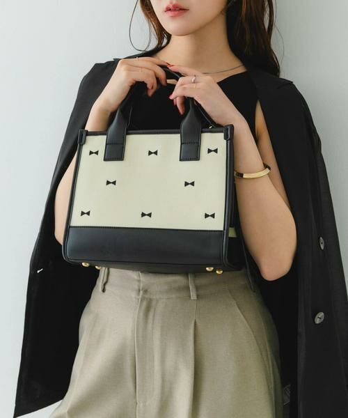 RODE SKO / ロデスコ ハンドバッグ | 刺繍スクエアバッグ | 詳細1