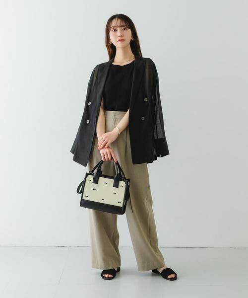 RODE SKO / ロデスコ ハンドバッグ | 刺繍スクエアバッグ | 詳細7