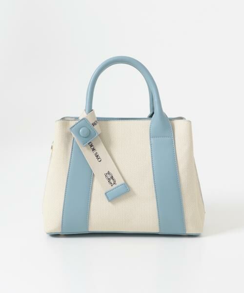 RODE SKO / ロデスコ ハンドバッグ | ロゴリボン付2WAYハンドバッグ | 詳細11