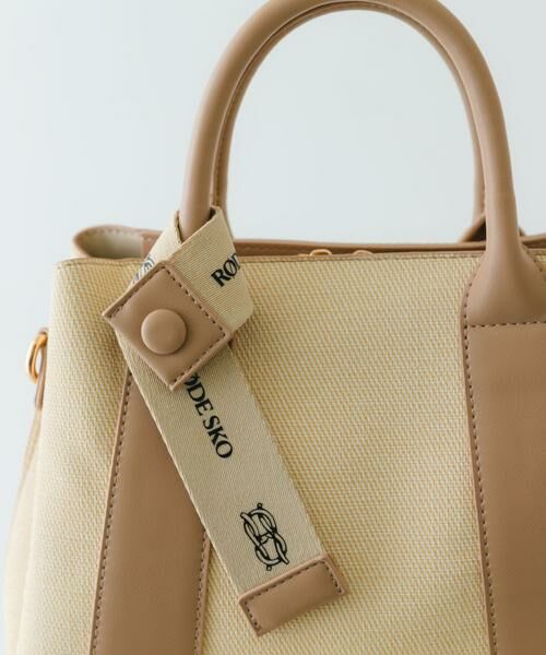 RODE SKO / ロデスコ ハンドバッグ | ロゴリボン付2WAYハンドバッグ | 詳細26