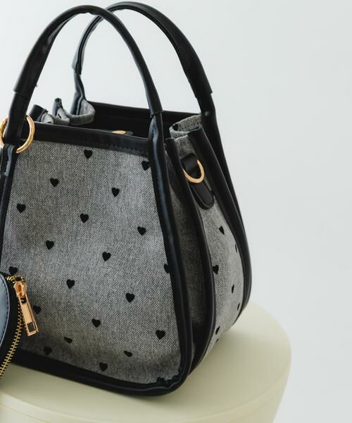 RODE SKO / ロデスコ ショルダーバッグ | ハートキャンバスバッグ | 詳細10