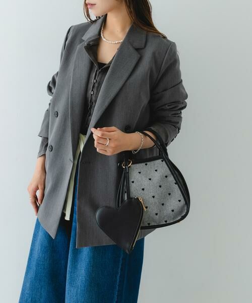 RODE SKO / ロデスコ ショルダーバッグ | ハートキャンバスバッグ | 詳細2