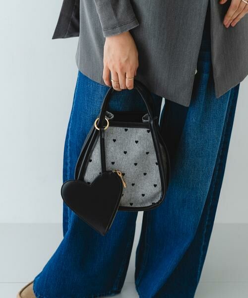 RODE SKO / ロデスコ ショルダーバッグ | ハートキャンバスバッグ | 詳細3
