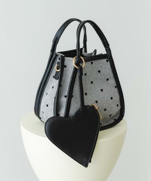 RODE SKO / ロデスコ ショルダーバッグ | ハートキャンバスバッグ | 詳細8