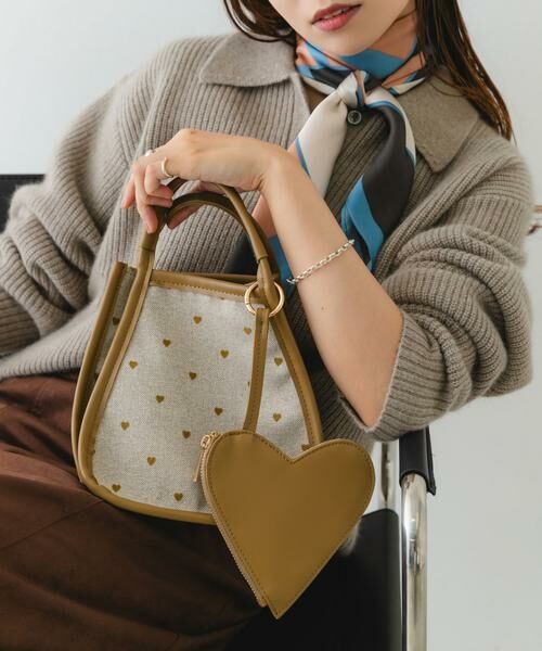 RODE SKO / ロデスコ ショルダーバッグ | ハートキャンバスバッグ | 詳細20