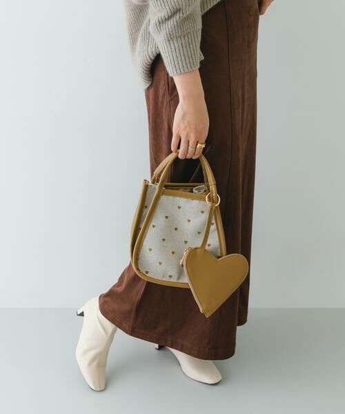 RODE SKO / ロデスコ ショルダーバッグ | ハートキャンバスバッグ | 詳細22