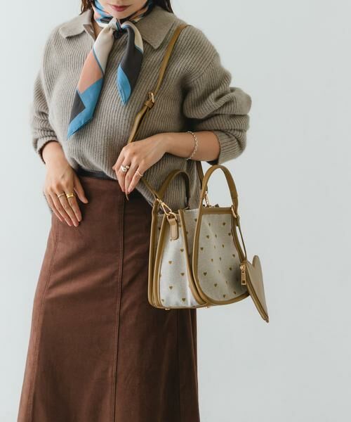 RODE SKO / ロデスコ ショルダーバッグ | ハートキャンバスバッグ | 詳細25