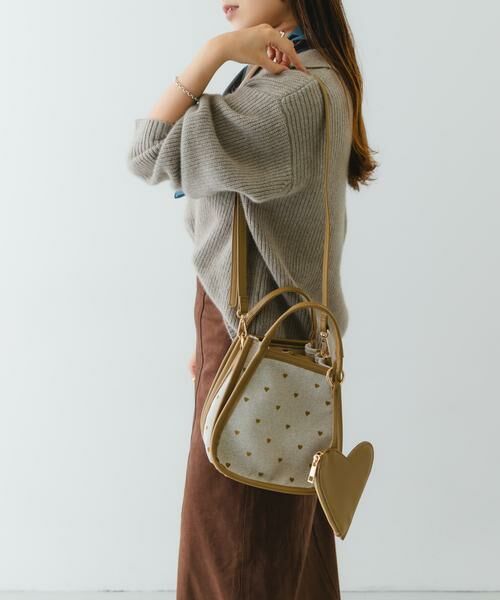 RODE SKO / ロデスコ ショルダーバッグ | ハートキャンバスバッグ | 詳細26