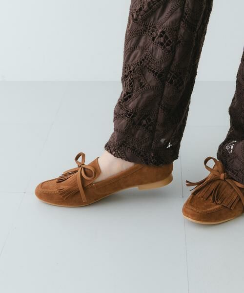 RODE SKO / ロデスコ フラットシューズ | リボンフリンジローファー | 詳細2