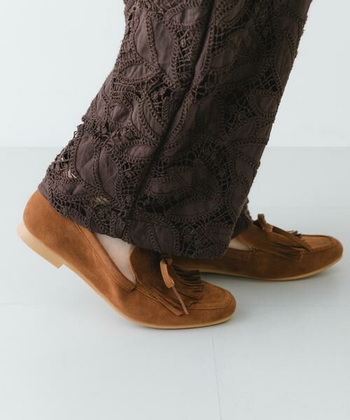RODE SKO / ロデスコ フラットシューズ | リボンフリンジローファー | 詳細4