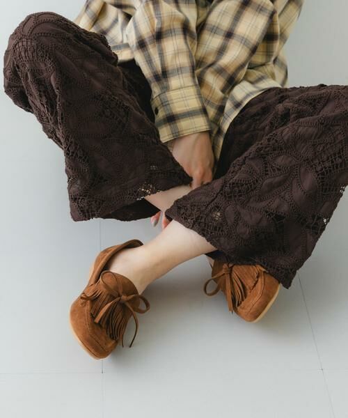 RODE SKO / ロデスコ フラットシューズ | リボンフリンジローファー | 詳細6