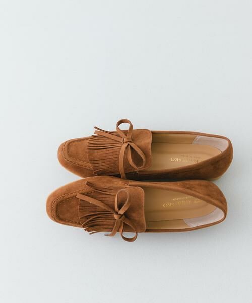 RODE SKO / ロデスコ フラットシューズ | リボンフリンジローファー | 詳細9