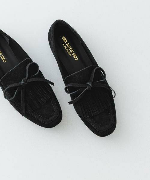 RODE SKO / ロデスコ フラットシューズ | リボンフリンジローファー | 詳細22
