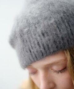 RODE SKO / ロデスコ ニットキャップ | ASAUCE MELER　モヘアシルクヘアリーコンパクトワッチ