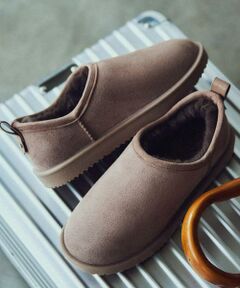 RODE SKO / ロデスコ レインシューズ | TEMPERATE　SHLOKムートン風スリッポンレインシューズ