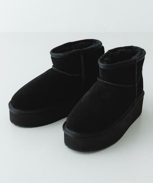 RODE SKO/ロデスコ EMU PLATFORM MICRO WOOL ブラック 8 RODE SKO/ロデスコ EMU PLATFORM MICRO WOOL ブラック 8