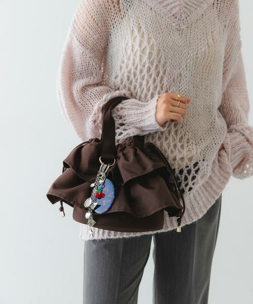 RODE SKO / ロデスコ ハンドバッグ | 軽量フリルキンチャクバッグ | 詳細1