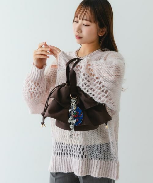 RODE SKO / ロデスコ ハンドバッグ | 軽量フリルキンチャクバッグ | 詳細2