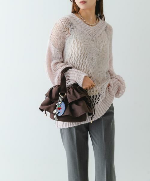 RODE SKO / ロデスコ ハンドバッグ | 軽量フリルキンチャクバッグ | 詳細3