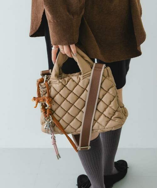 RODE SKO / ロデスコ ハンドバッグ | テープショルダーキルティングミニバッグ | 詳細16