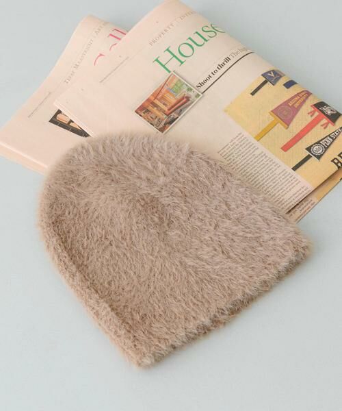 RODE SKO/ロデスコ フェザーヤーンニットワッチ ベージュ one RODE SKO/ロデスコ フェザーヤーンニットワッチ ベージュ one