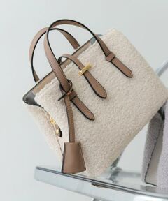 RODE SKO / ロデスコ ハンドバッグ | チャーム付ボアミニバッグ