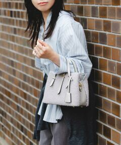 RODE SKO / ロデスコ ハンドバッグ | チャーム付ボアミニバッグ