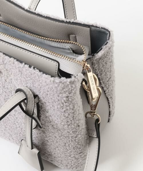 RODE SKO / ロデスコ ハンドバッグ | チャーム付ボアミニバッグ | 詳細23