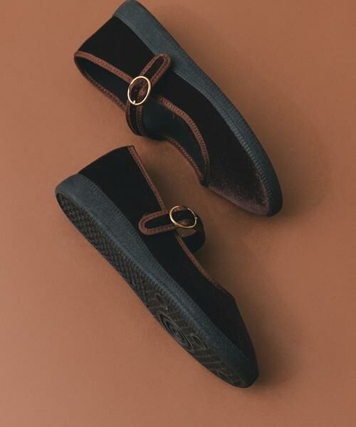 RODE SKO / ロデスコ シューズ | 撥水ベロア2WAYメリージェーン | 詳細1