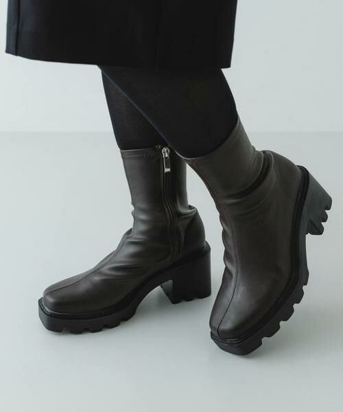 RODE SKO / ロデスコ ブーツ（ショート丈） | 『WEB限定』　厚底スクエアブーツ | 詳細3