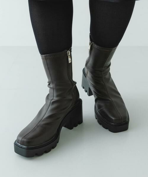 RODE SKO / ロデスコ ブーツ（ショート丈） | 『WEB限定』　厚底スクエアブーツ | 詳細4