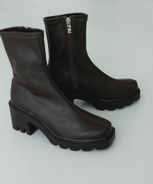 RODE SKO / ロデスコ ブーツ（ショート丈） | 『WEB限定』　厚底スクエアブーツ | 詳細7