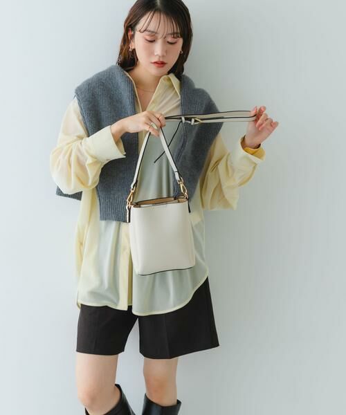 RODE SKO / ロデスコ ショルダーバッグ | フロントポケットタテナガショルダーバッグ | 詳細3