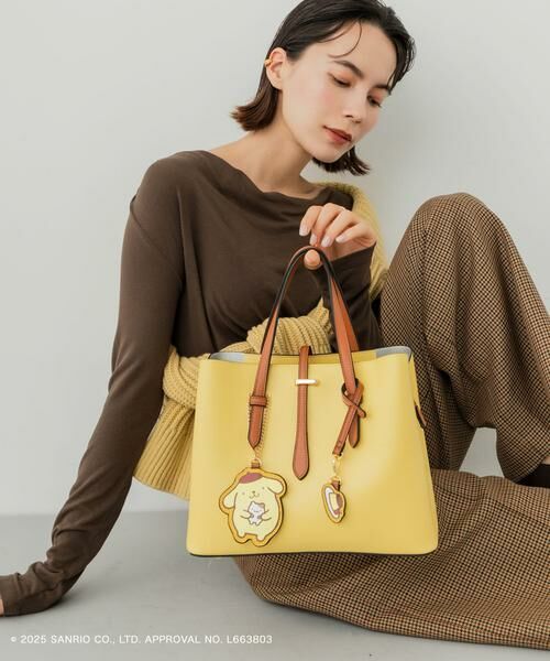 RODE SKO / ロデスコ ハンドバッグ | サンリオキャラクターズ チャーム付バッグ | 詳細1