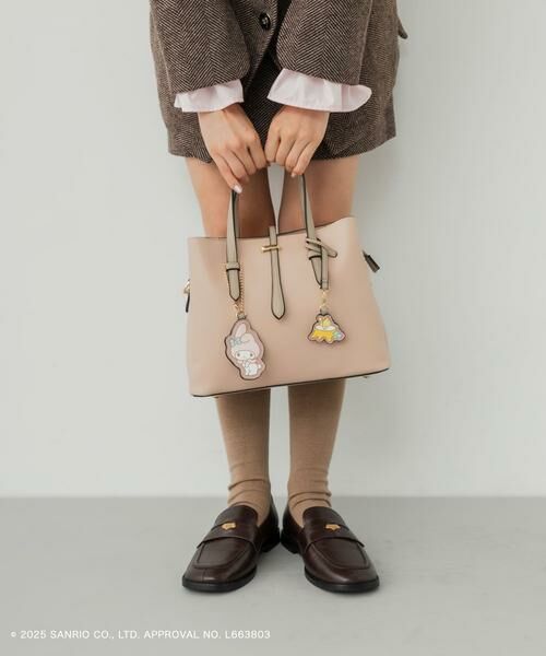 RODE SKO / ロデスコ ハンドバッグ | サンリオキャラクターズ チャーム付バッグ | 詳細13