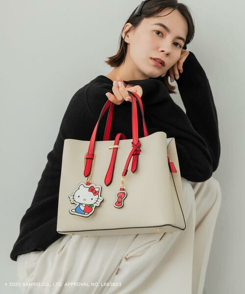 RODE SKO / ロデスコ ハンドバッグ | サンリオキャラクターズ チャーム付バッグ | 詳細28