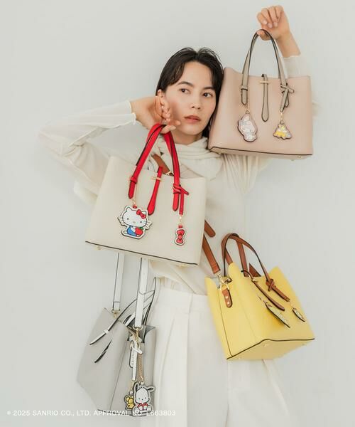 RODE SKO / ロデスコ ハンドバッグ | サンリオキャラクターズ チャーム付バッグ | 詳細30